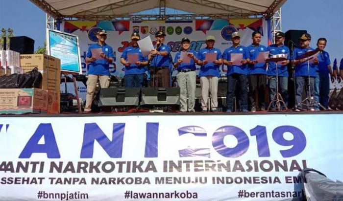 Peringati HANI, BNNK-Pemkab Tuban Deklarasi Zero Narkoba