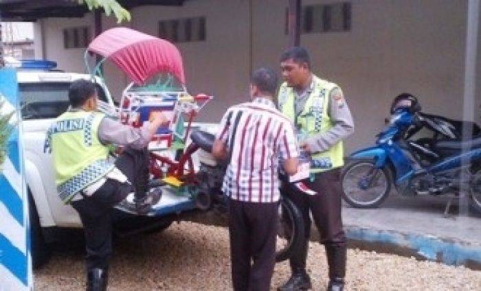 Langgar Kesepakatan, Bentor Langsung Diamankan