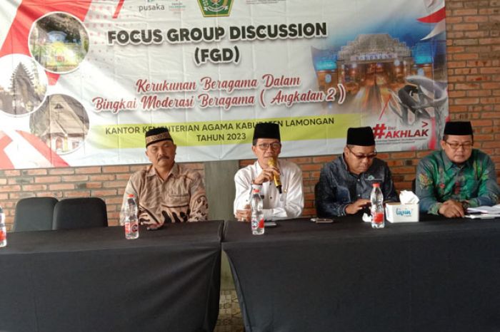 Kemenag Lamongan Gelar FGD Moderasi Beragama