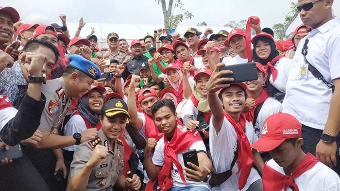 Kapolda dan Gubenur Jatim Hadiri Jambore Kebangsaan dan Kewirausahaan di UTC