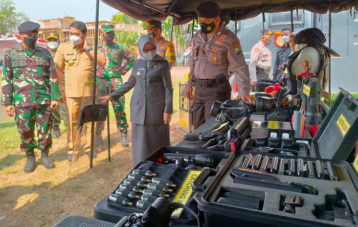 Antisipasi Bencana Alam, Pemkab Jombang Gelar Apel Pasukan