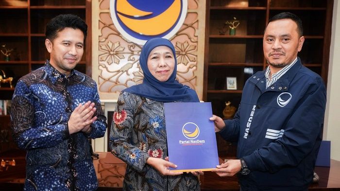 NasDem Merapat ke Khofifah-Emil, Khofifah : Kami Akan Kerja Keras Meraih Kemenangan