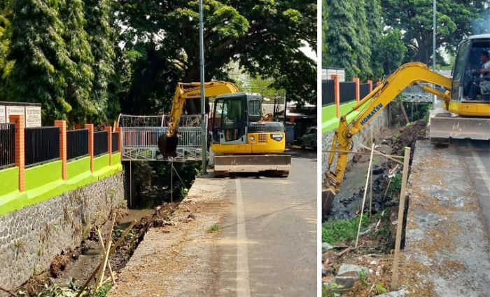 ​Urai Kemacetan di Jalur Utama, Jalan Krematorium Kota Batu Dipasang Box Culvert