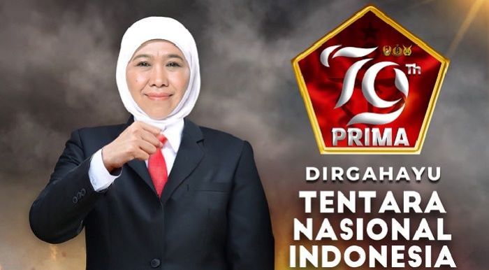 HUT Ke-79, Khofifah: Profesionalisme TNI dalam Menjaga Proses Demokrasi RI Teruji dan Terbukti