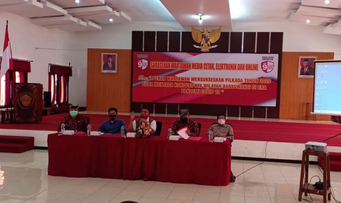 Jelang Pilbup Banyuwangi 2020, Bakesbangpol Ajak Media Tangkal Hoaks Politik