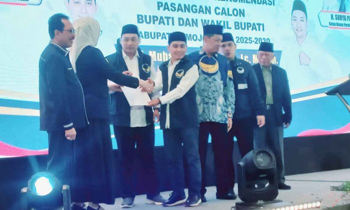 Beri Rekom, NasDem Siap Menangkan Gus Barra-Rizal di Pilbup Mojokerto