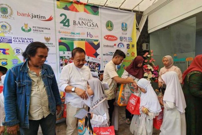 Doa Bersama dan Berbagi dengan Anak Yatim, Rangkaian HUT ke-24 HARIAN BANGSA   