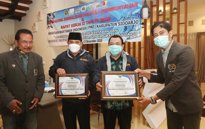 Usai Pilkada 2020, Pj Bupati Hudiyono Ajak PWI Sidoarjo Ikut Kawal Pilkades Serentak