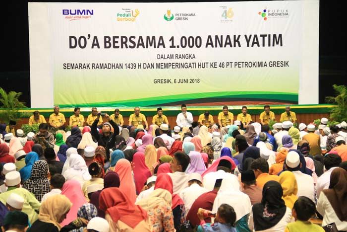 Petrokimia Gresik Santunan dan Doa Bersama 1000 Anak Yatim