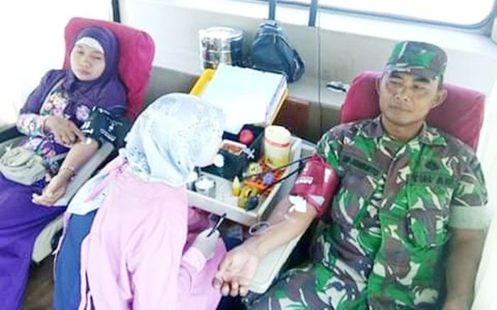 PMI Banyuwangi Gandeng UPTD Puskesmas Kertosari Gelar Donor Darah