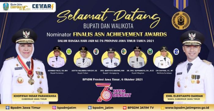 ​Inisiasi ASN Achievement Awards 2021, Gubernur Khofifah: Ini Apresiasi pada Kabupaten dan Kota