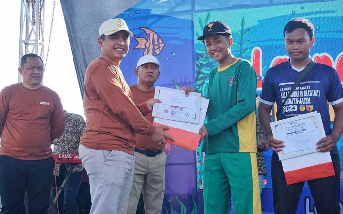 Diawali Jalan Sehat, Wakil Wali Kota Pasuruan Launching Fish Edu Park