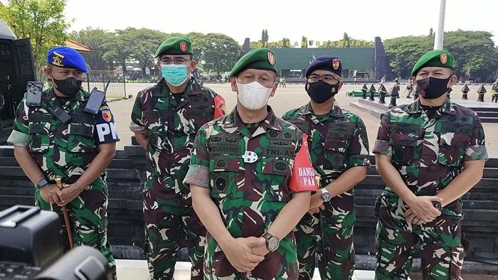 Jelang Kunjungan Wapres RI, Danrem 084/BJ Pimpin Apel Gelar Pasukan PAM VVIP