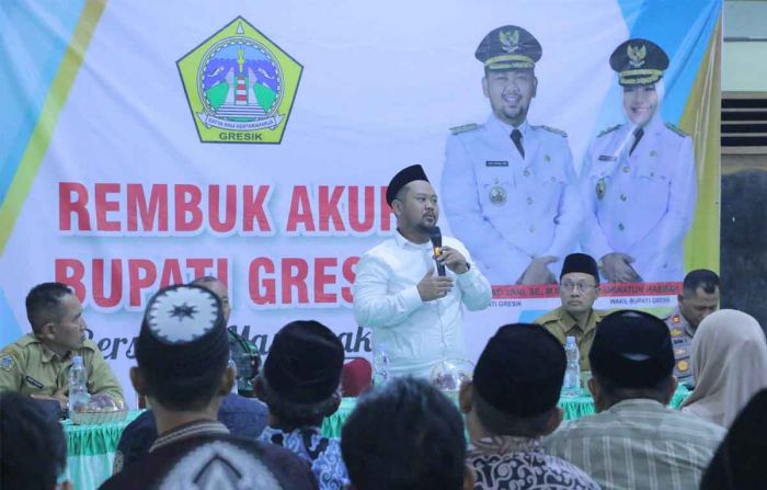 Bupati Gresik Gelar Rembuk Akur di 2 Kecamatan