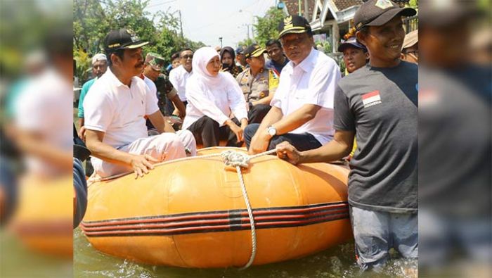 Berharap Banjir Segera Surut, Bupati Sambari Minta BPBD Terus Bantu Korban Terdampak