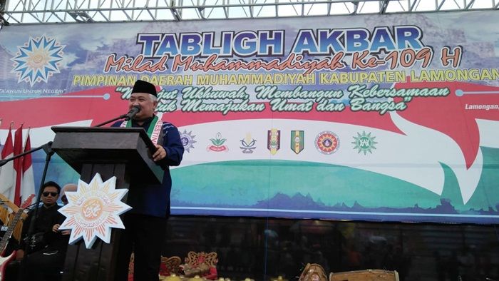 Jelang Pemilu, Din Syamsuddin Imbau Warga Muhammadiyah di Lamongan Tak Golput