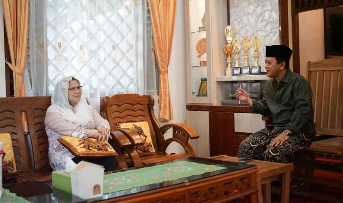 Sambut Idulfitri 1445 H, Pj Wali Kota Kediri Sowan ke Ulama