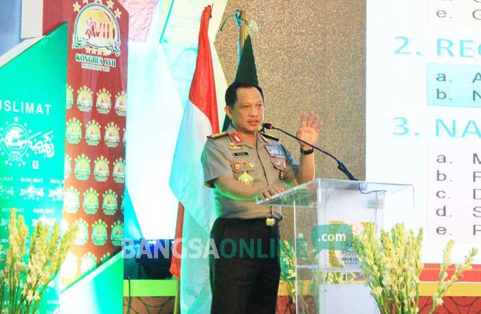 Kapolri Tegaskan Siap Bersinergi dengan Muslimat dalam Menjaga Keutuhan NKRI