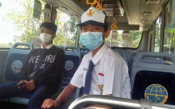 Bus Sekolah Gratis di Kota Kediri Dioperasikan Lagi