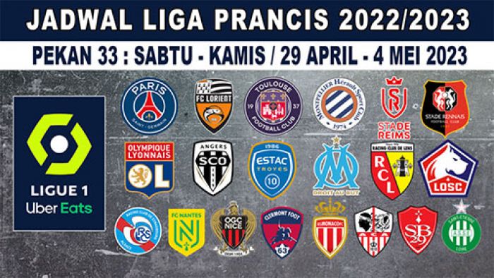 Jadwal Liga Prancis Pekan ke-33: Hadapi Lorient, PSG Diambang Juara