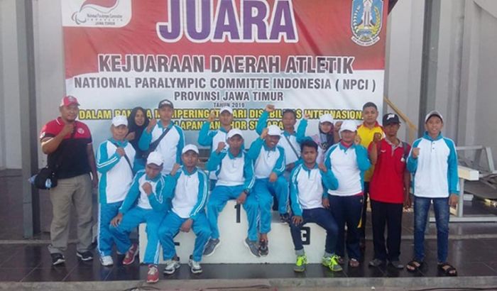 Pamekasan Raih 3 Emas di Kejuaraan Atletik NPCI se-Jatim 2019