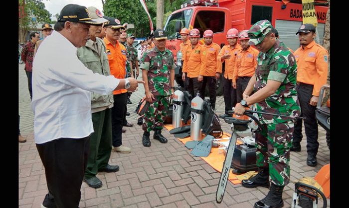 Pimpin Apel Tanggap Bencana, Wabup Nganjuk Singgung Kepedulian para Pengusaha