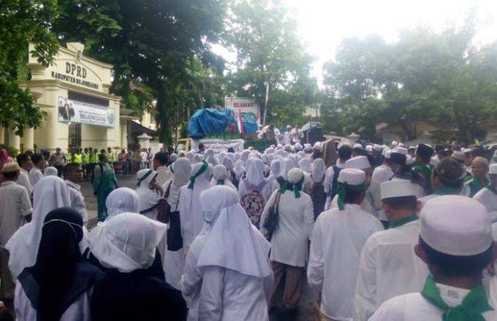 Ratusan Umat Islam di Bojonegoro Juga Gelar Demo Ahok