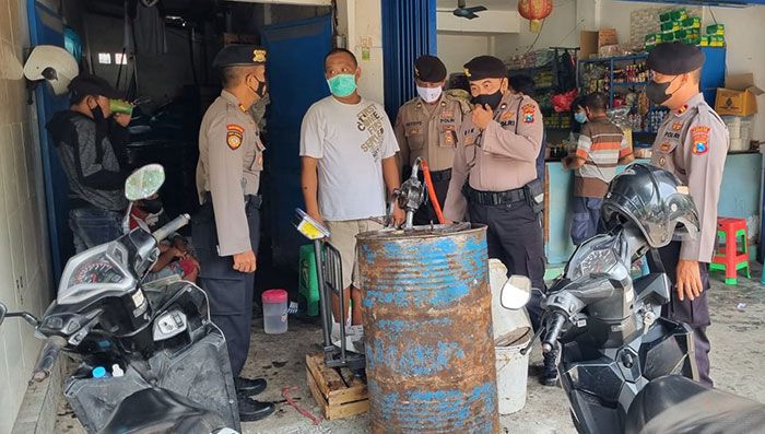 Jelang Ramadan 1443 H, Polres Mojokerto Kota Tinjau Ketersediaan Minyak Goreng di Wilayahnya