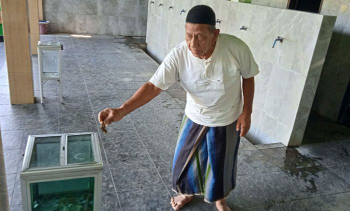 Lagi, Maling Curi Kotak Amal di Masjid Baiturrahman Sukodono Sidoarjo