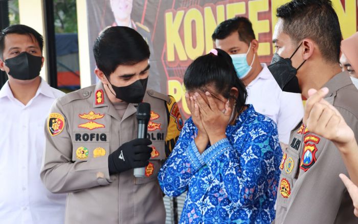 Jual Telur Busuk, Ibu Rumah Tangga Asal Jombang Diamankan Polres Mojokerto Kota