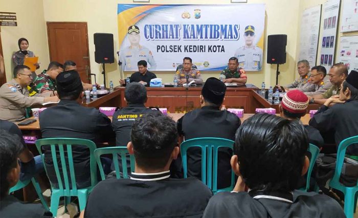 Perguruan Silat di Kota Kediri Ikuti Curhat Kamtibmas