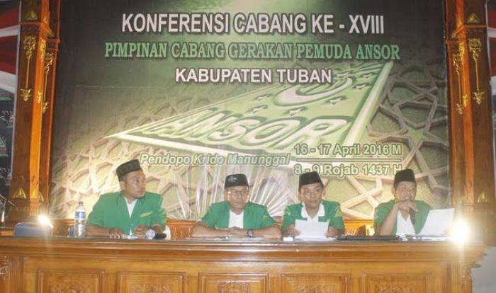 Syafiq Syauqi kembali Pimpin Ansor Tuban Periode 2016-2020