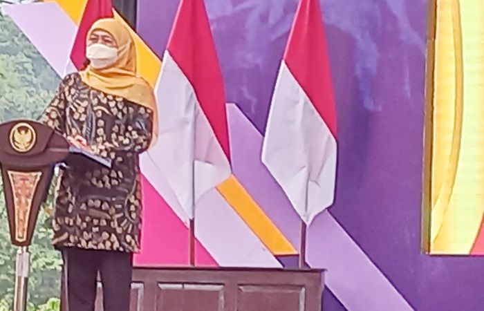 Gubernur Khofifah Resmikan Jambore BUM Desa Jatim 2022 Sekaligus Zona KIP di Trawas Mojokerto