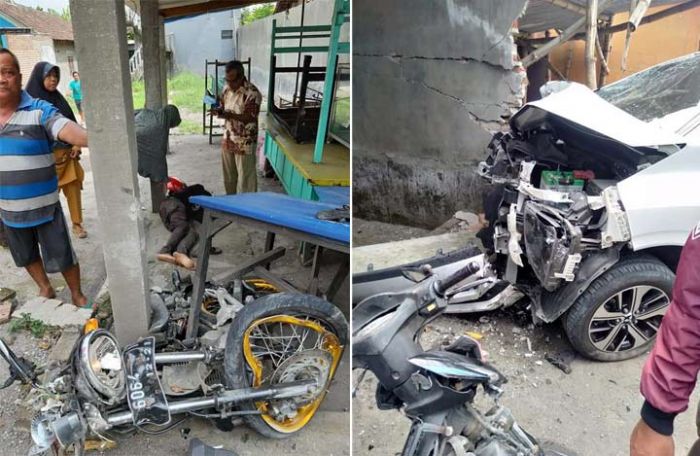 Xpander Tabrak 4 Motor di Raya Tanggul Sidoarjo, Satu Orang Tewas