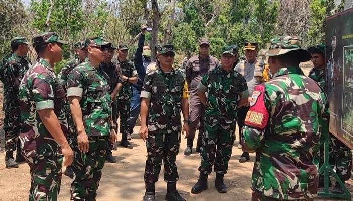 ​Asisten Teritorial Kepala Staf TNI AD Kunjungi Lokasi TMMD Ke-122 di Kediri