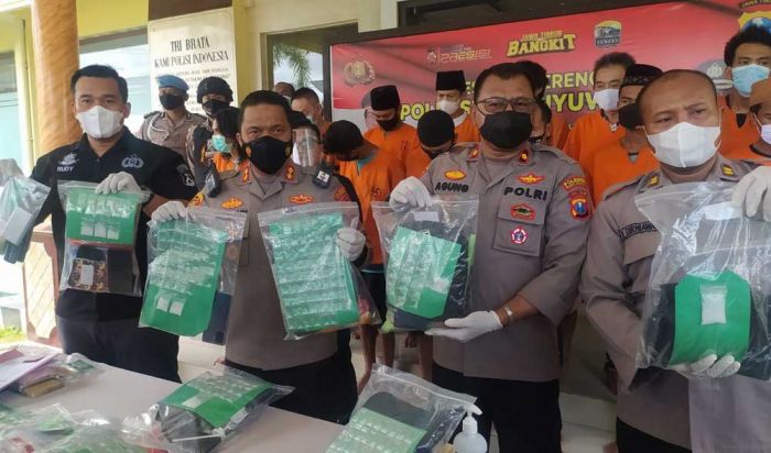 ​Panen Tangkapan, Polresta Banyuwangi Raih Peringkat ke-3 Operasi Tumpas Narkoba