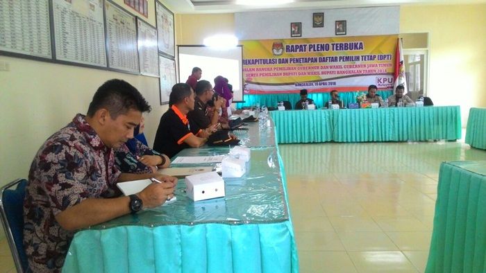 KPU Bangkalan Gelar Rapat Pleno Terbuka Penetapan DPT