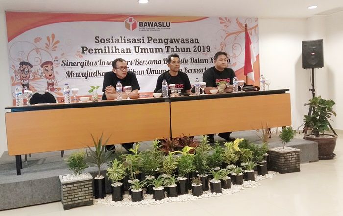 ​Awasi Pemilu 2019, Bawaslu Ponorogo Jalin Sinergitas dengan Insan Pers