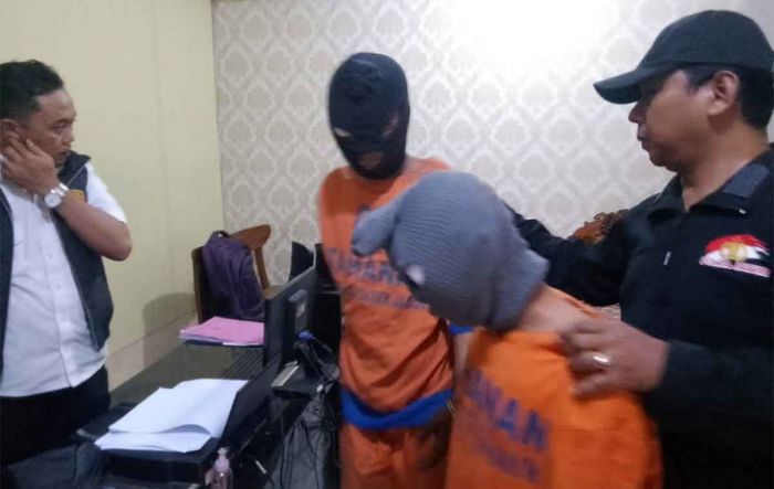 Warga dan Polisi Amankan 2 Pelaku Curanmor di Jabon Sidoarjo