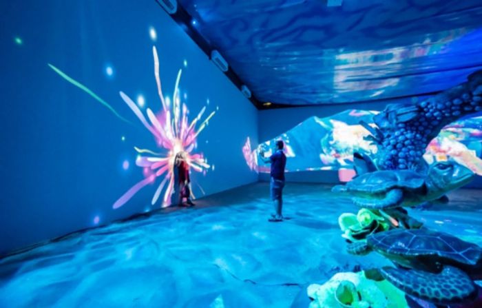 Millenial Glow Garden, Wisata yang Andalkan Hi Tech Projector Interaktif