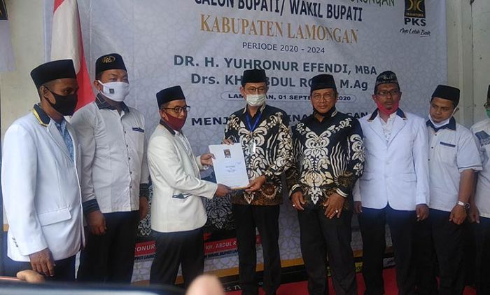 Pilbup Lamongan 2020, ​PKS Resmi Berikan Rekom kepada Yuhronur-Rouf