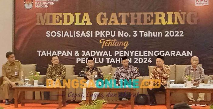 Antisipasi Berita Hoax, KPU Kabupaten Madiun Gandeng Media