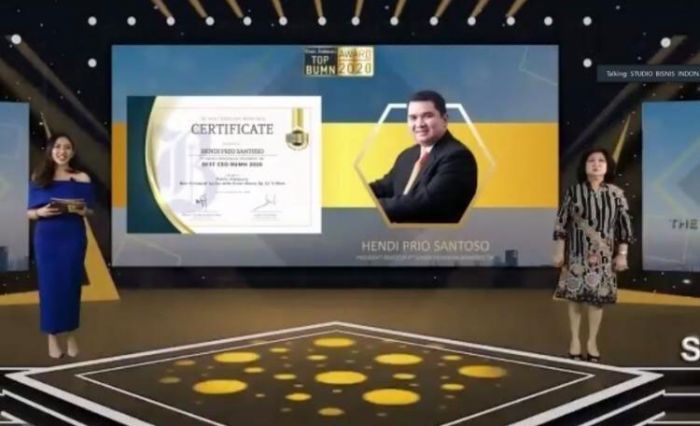 Dirut SIG Raih Penghargaan CEO Terbaik di Ajang Top BUMN Award 2020