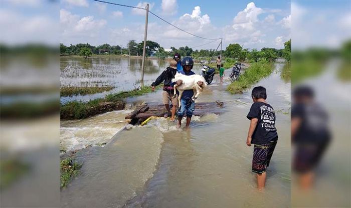 Jembatan Tak Kunjung Diperbaiki, Banjir di Sarirejo Meluas