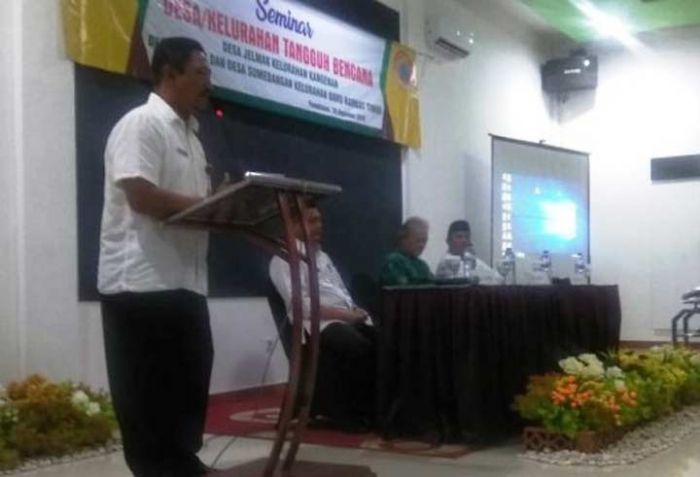 BPBD Pamekasan Gelar Seminar dan Evaluasi Program Desa/Kelurahan Tangguh Bencana 2018