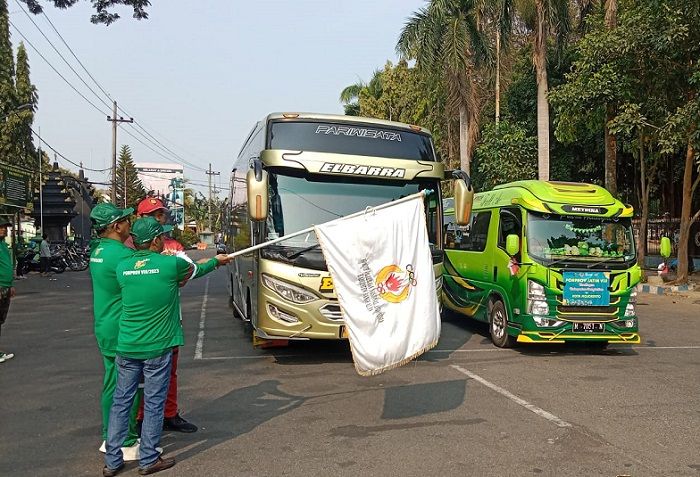 Plt Bupati Mohni Lepas Kontingen Bangkalan ke Porprov Jatim 2023