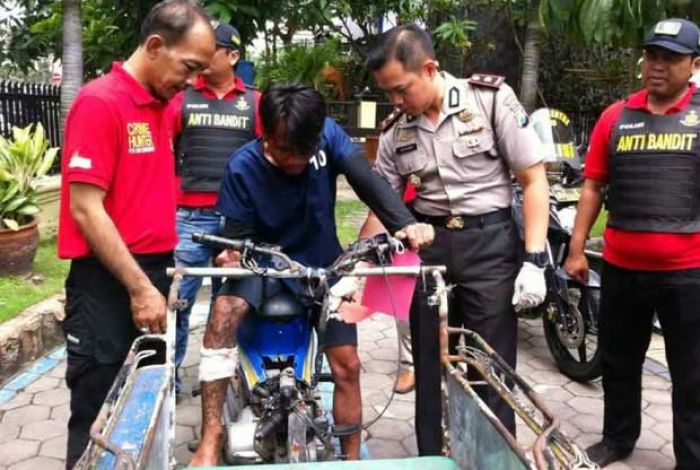 Melawan Saat Hendak Ditangkap, Maling Bentor Asal Blitar Pincang Ditembus Timah Panas Polisi