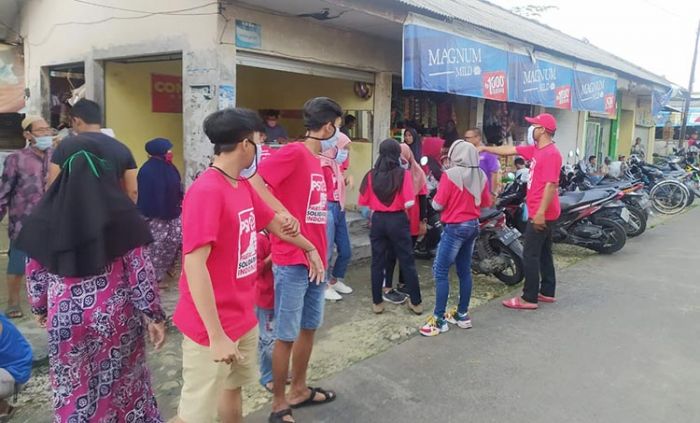 PSI Lamongan Bagikan Masker Gratis dan Sosialisasikan PHBS