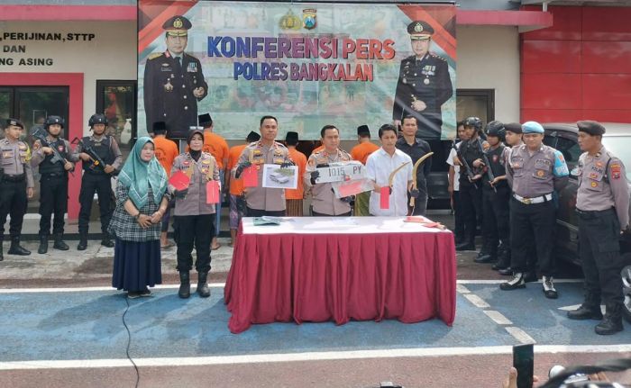 Polres Bangkalan Tetapkan 7 Tersangka Kasus Carok Terkait Konflik Pilkades, Aktornya Seorang Kades