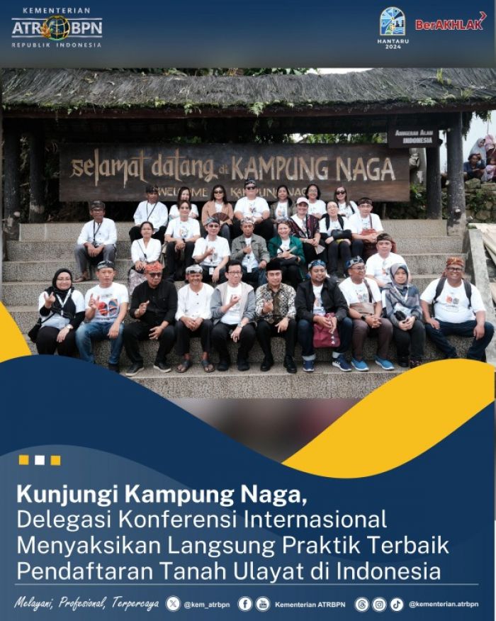 Di Kampung Naga, Peserta Konferensi Internasional Saksikan Pendaftaran Tanah Ulayat